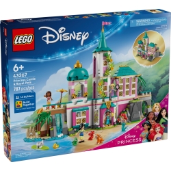 Klocki LEGO 43267 Zamek księzniczek i królewskie zwierzaki DISNEY